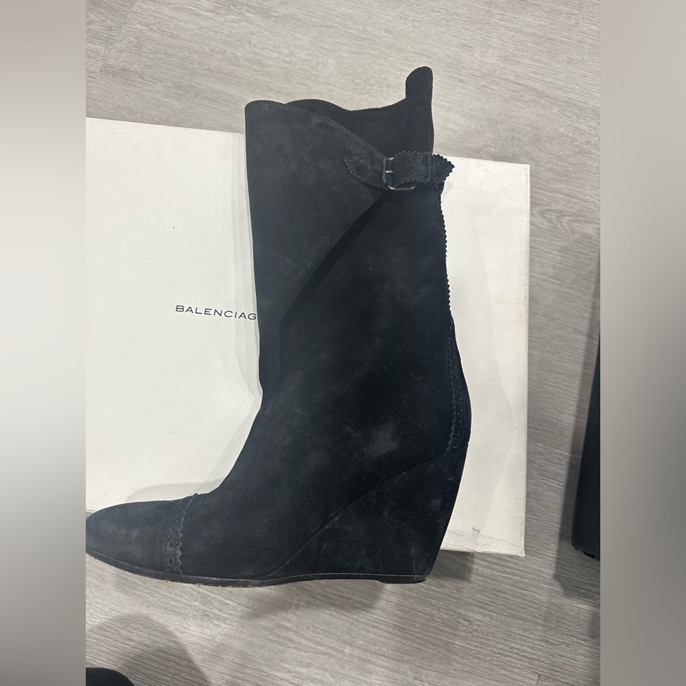 Vintage Balenciaga Suede Boot